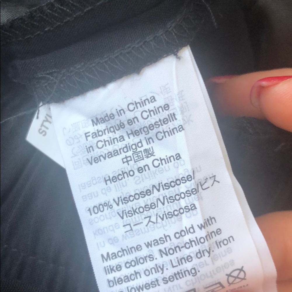 NEW • Madewell • Cuffed Track Trouser Pants Black - Picture 5 of 6